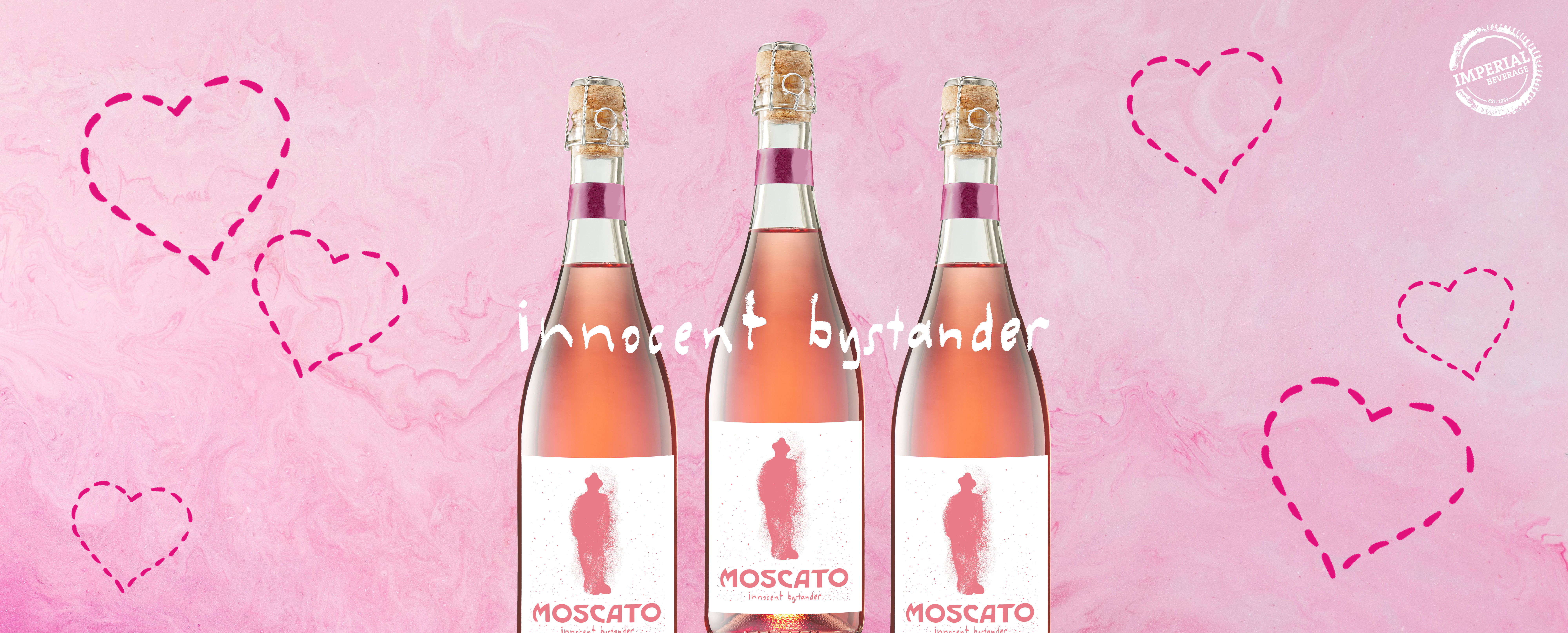 Innocent Bystande, Pink, Moscato, Pink Moscato, sparkling wine