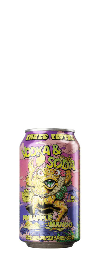 3 Floyds Vodka & Soda Pinapple Mango RTD