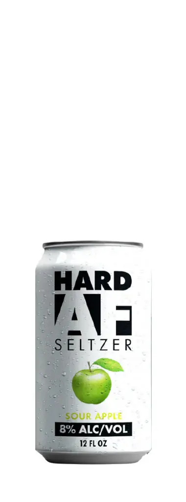 Hard AF Sour Apple Seltzer